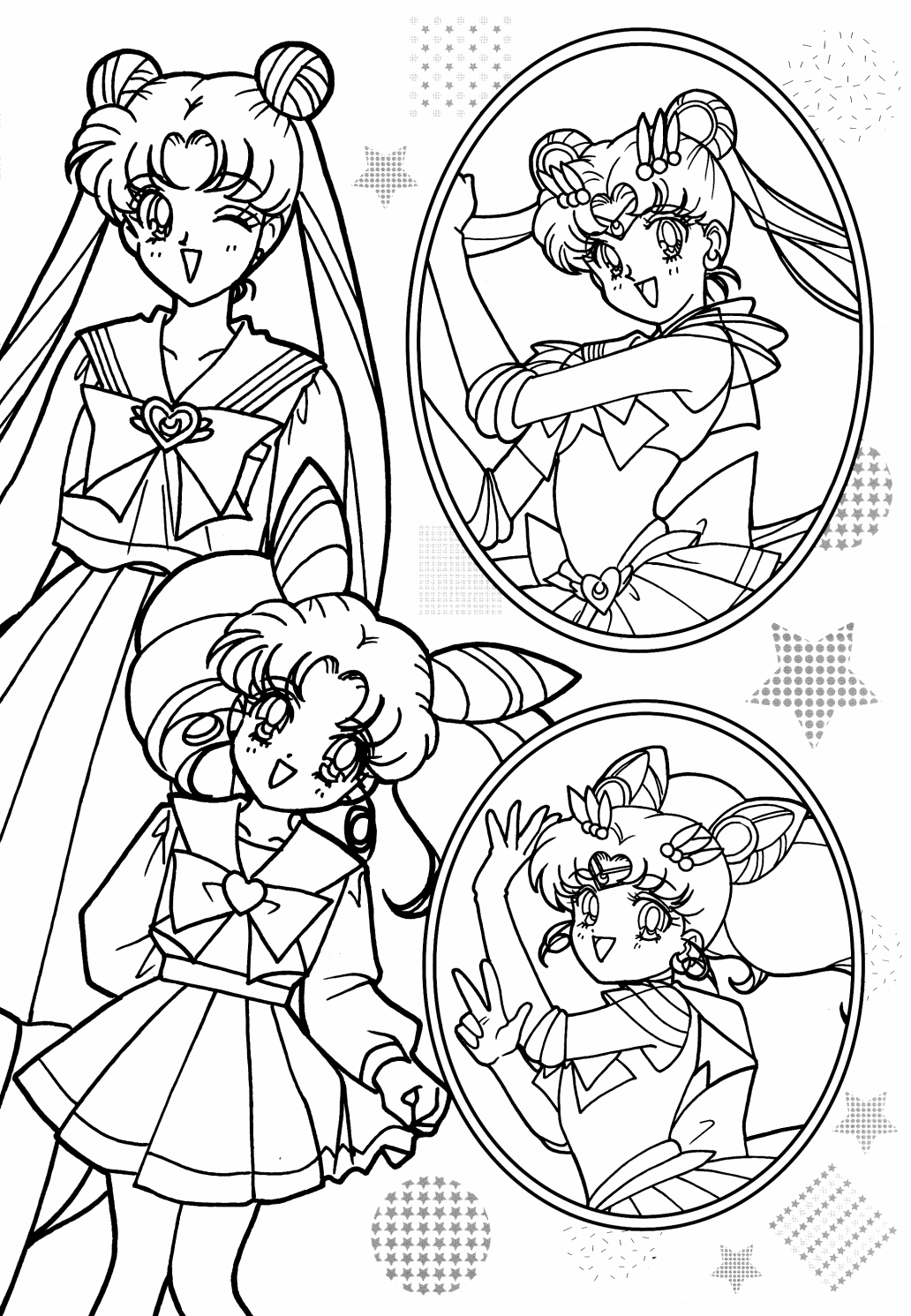 sailor moon coloring pages - photo #34